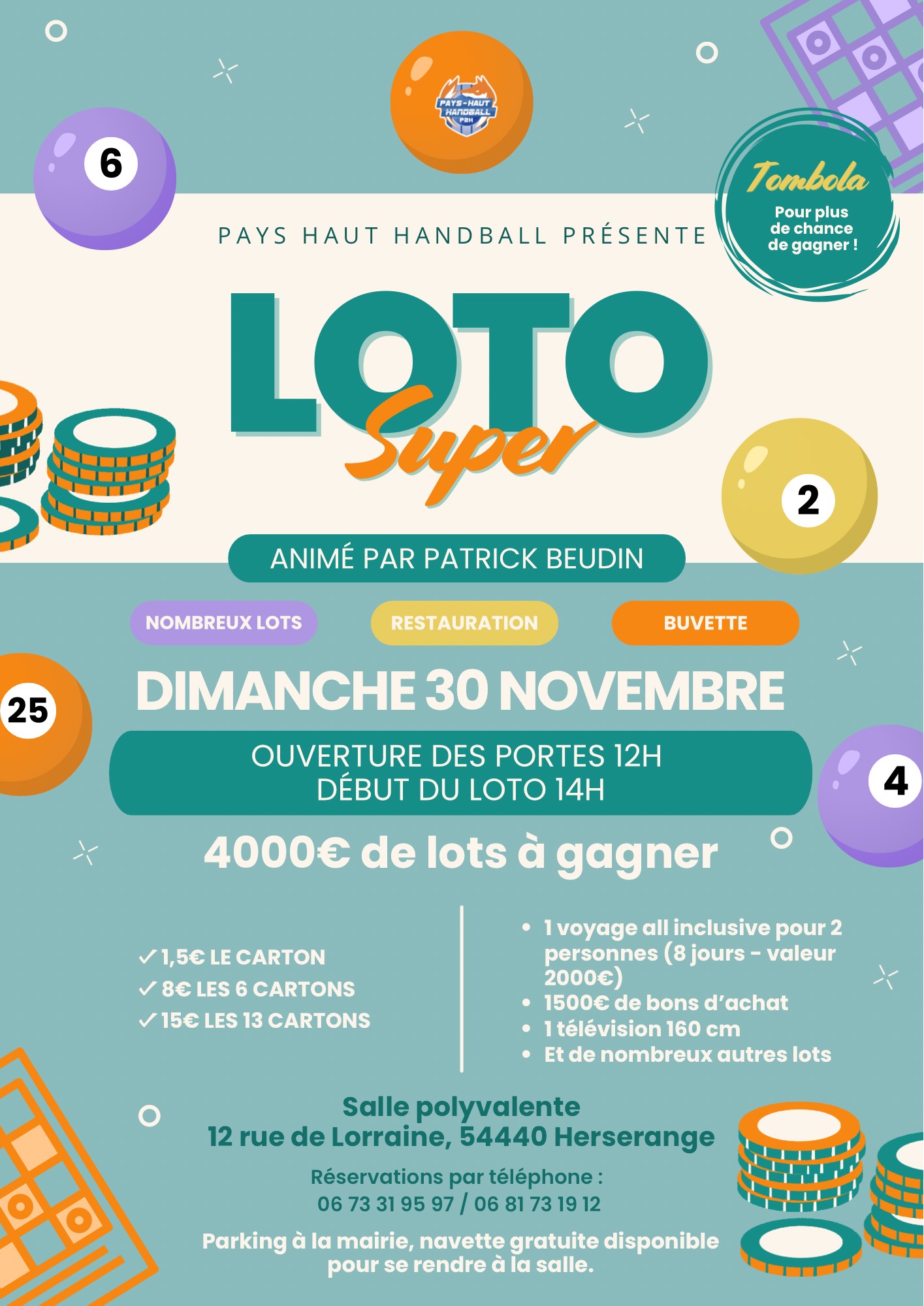 Lire la suite à propos de l’article P2H – Loto