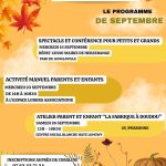 ESPACE DE VIE SOCIALE – PROGRAMME DES ACTIVITES – SEPTEMBRE2026